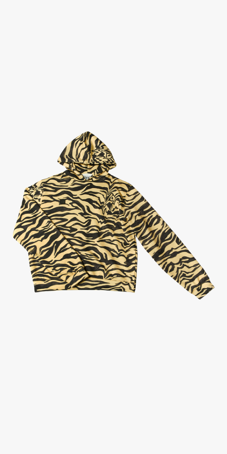 Tiger printed hoodie