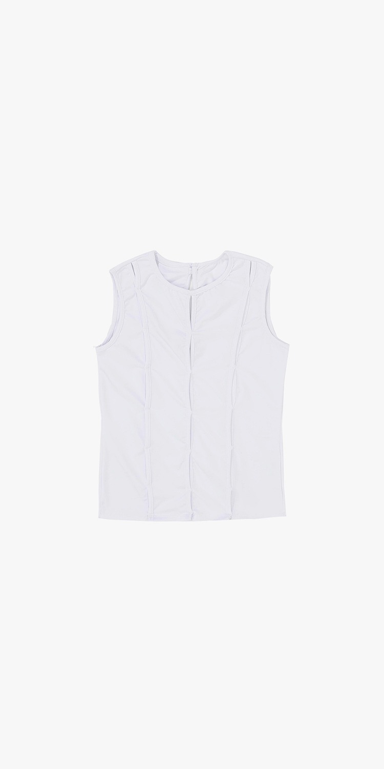 Cut out sleeveless top