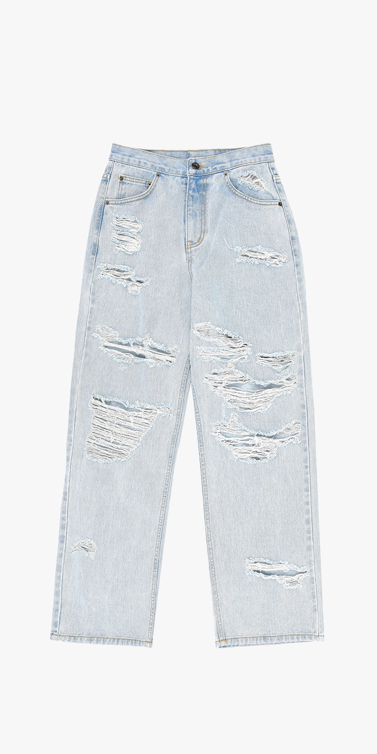 distressed jeans (Sky blue)